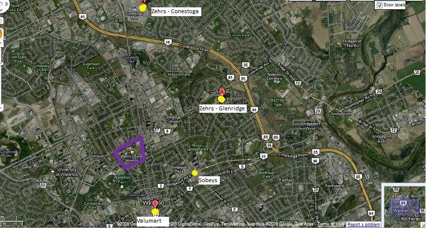 Map Of Waterloo Locations